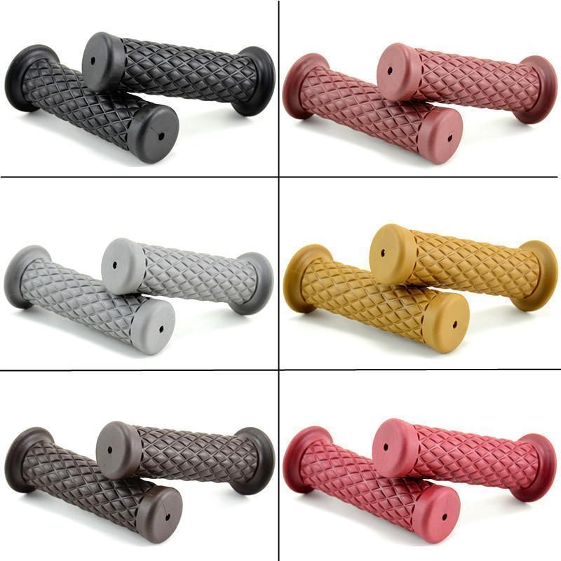 ハンドルグリップ 左右セット バイク用品 交換用 非貫通タイプ 22mm 原付 バイク スクーター カスタム 傷防止 汚れ防止 カスタマイズ シンプル | ブランド登録なし | 04
