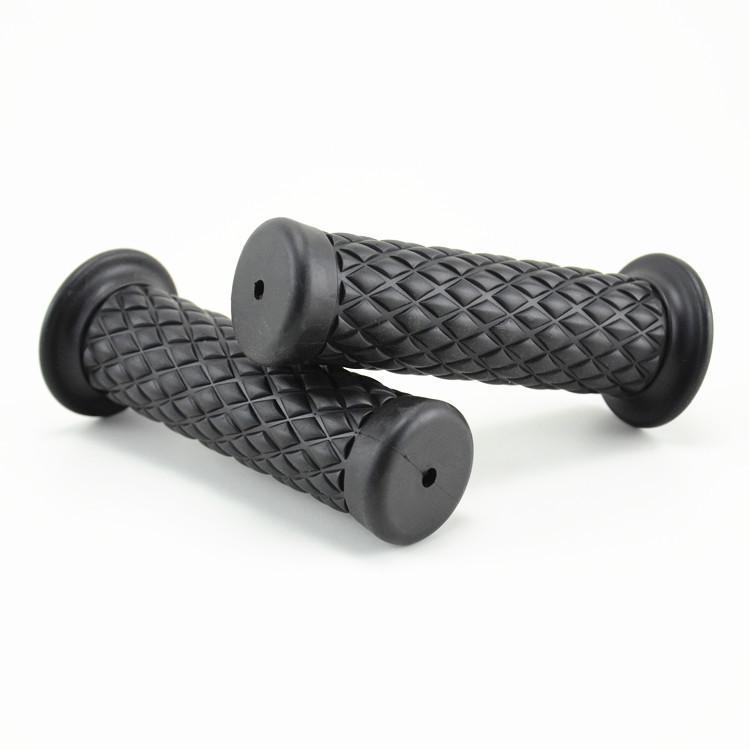 ハンドルグリップ 左右セット バイク用品 交換用 非貫通タイプ 22mm 原付 バイク スクーター カスタム 傷防止 汚れ防止 カスタマイズ シンプル | ブランド登録なし | 05