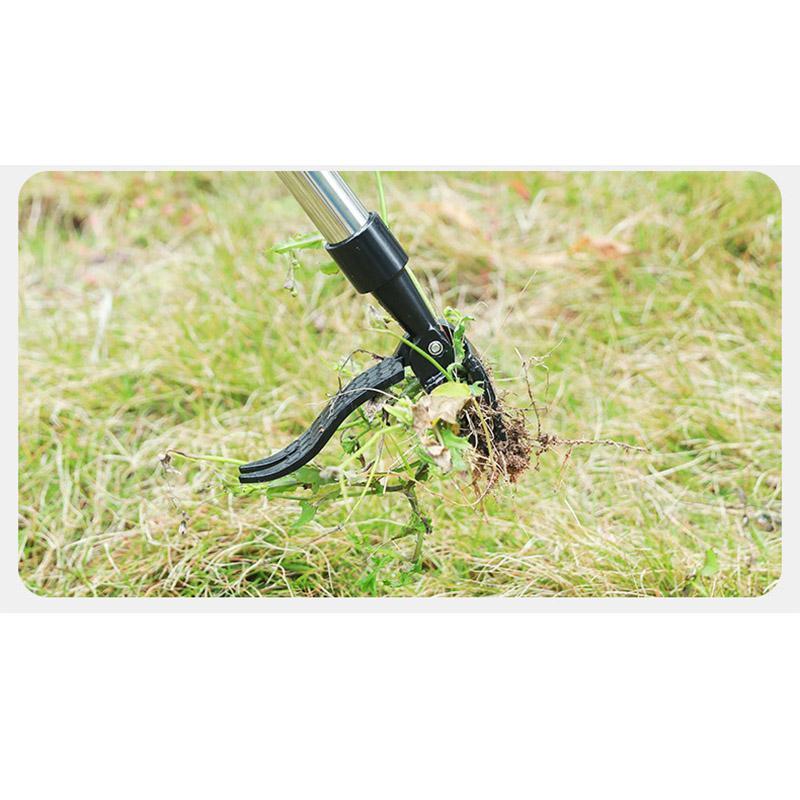 草取り 道具 根こそぎ 草取り器 便利 グッズ 伸縮式 雑草削る 立ったまま 雑草取り器具 ステンレス製 草刈りレーキ 除草 畑 庭 あぜ 道公園 | ブランド登録なし | 11