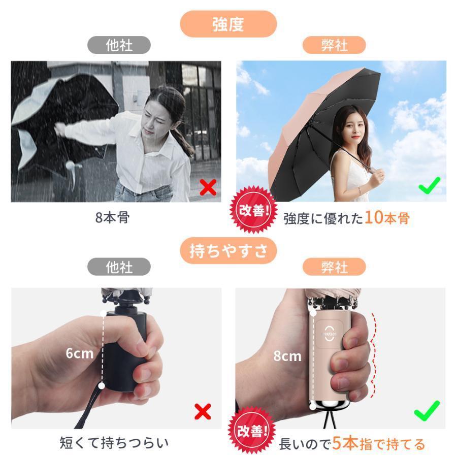 母の日 ヤフー1位 完全遮光 日傘 撥水 折りたたみ傘 自動開閉 雨傘 UVカット 大きい レディース メンズ 傘 コンパクト ワンタッチ 軽量 女性 | ブランド登録なし | 13