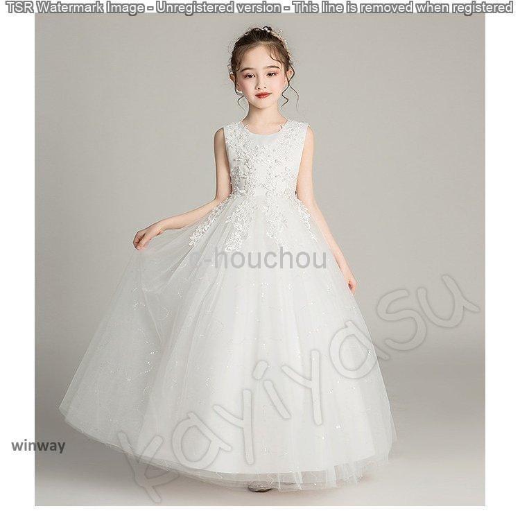 子供ドレス 6色 120-170cm 結婚式 ピアノ発表会 フォーマル ドレス 子供 七五三 ワンピース 髪飾り選択可 お姫様 誕生日 | ブランド登録なし | 05