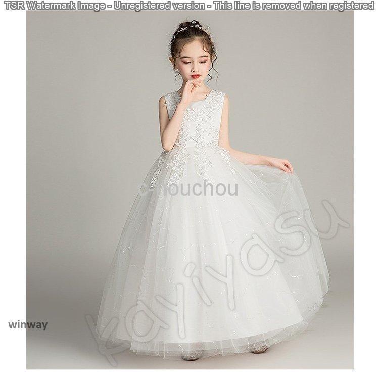 子供ドレス 6色 120-170cm 結婚式 ピアノ発表会 フォーマル ドレス 子供 七五三 ワンピース 髪飾り選択可 お姫様 誕生日 | ブランド登録なし | 06