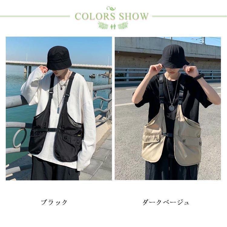 キャンプ 作業着 着るバッグ メンズ レディース 多機能 多ポケット おしゃれ カジュアル ジレ 仕事 春夏 ゴルフ フィッシング ハン | ブランド登録なし | 06