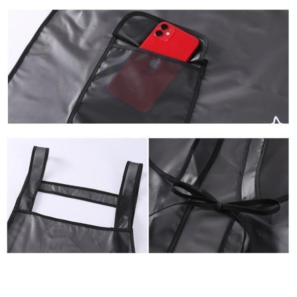 防汚 2点セット メンズ 撥水 防油 2点セット 耐塩素 レディース 作業用 ワークエプロン TPU 前掛けエプロン 完全防水 おしゃれ かわいい 保 | ブランド登録なし | 10
