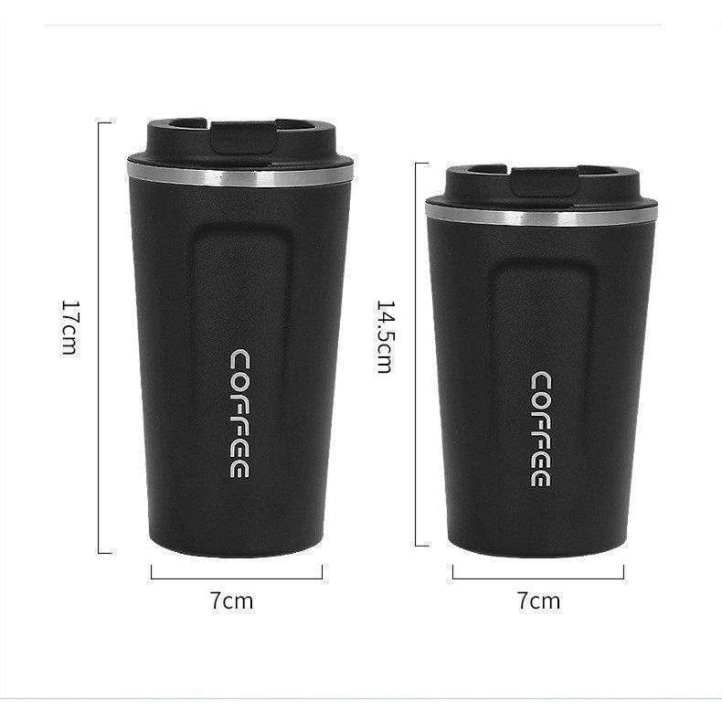 タンブラー コーヒーカップ 保温保冷 保温 ステンレス製 水筒 マグカップ ボトル コンパクト 軽量 ワンタッチオープン式 蓋付き 滑り止め | ブランド登録なし | 11