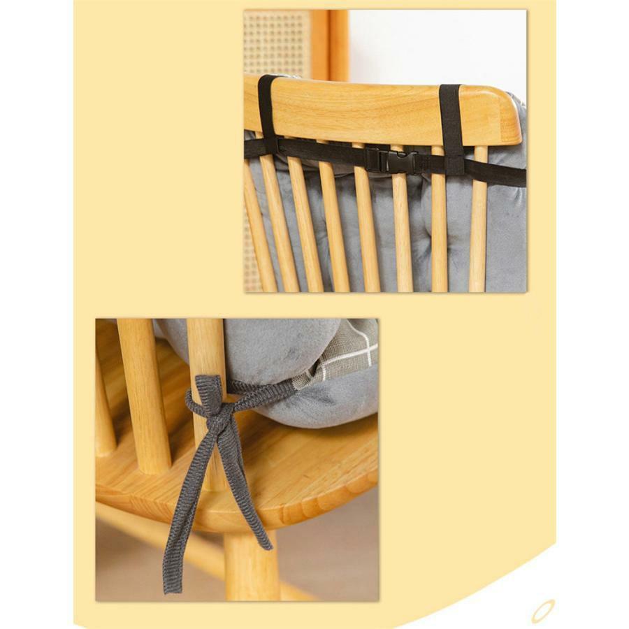 背もたれ付きクッション 椅子用 暖かい 洗える 折りたたみ 座布団 チェアクッション 北欧 両面使え 椅子 オフィス 冷え対策 在宅 ワーク 勤務 | ブランド登録なし | 36