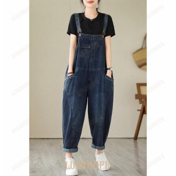 サロペット メンズ オーバーオール サロペットデニムパンツ パンツ 春夏秋 作業服 作業着 涼しい つなぎ 作業服 | ブランド登録なし | 01