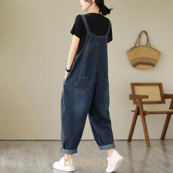 サロペット メンズ オーバーオール サロペットデニムパンツ パンツ 春夏秋 作業服 作業着 涼しい つなぎ 作業服 | ブランド登録なし | 02