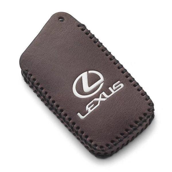 レクサス車用 スマートキーケース LEXUS 革製 レザー 革 保護カバー キーカバー アクセサリー キーホルダー おすすめ 革製 高級仕上 | ブランド登録なし | 02