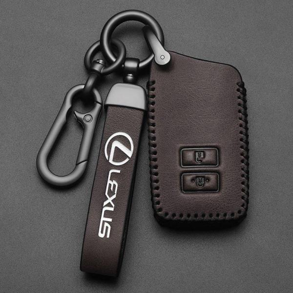 レクサス車用 スマートキーケース LEXUS 革製 レザー 革 保護カバー キーカバー アクセサリー キーホルダー おすすめ 革製 高級仕上 | ブランド登録なし | 03