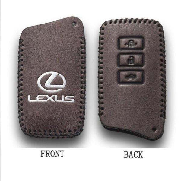 レクサス車用 スマートキーケース LEXUS 革製 レザー 革 保護カバー キーカバー アクセサリー キーホルダー おすすめ 革製 高級仕上 | ブランド登録なし | 08