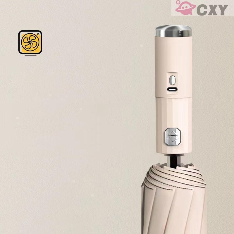 日傘 扇風機付き 折りたたみ ファンブレラ 傘 扇風機付 折り畳み 扇風機 付き 折り畳み 傘 UVカット送風機 晴雨兼用 折り畳み 雨傘 日傘 ファ | ブランド登録なし | 08