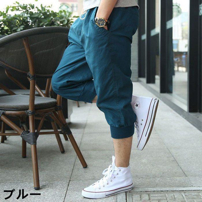 クロップドパンツ ハーフパンツ メンズ 七分丈パンツ 7分丈 スポーツウエア 膝下 春 夏 涼しい ショート イージーパンツ 速乾 リラックス | ブランド登録なし | 16