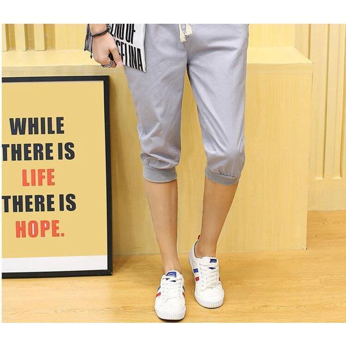 クロップドパンツ ハーフパンツ メンズ 七分丈パンツ 7分丈 スポーツウエア 膝下 春 夏 涼しい ショート イージーパンツ 速乾 リラックス | ブランド登録なし | 18