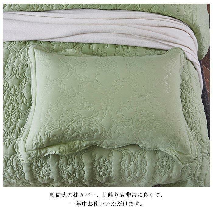 ベッドカバー キルト キルティング 綿 3点セット ベッドカバー シート 枕カバー　マルチカバー ベッドキルト ベッドスプレッド ブランケット | ブランド登録なし | 05