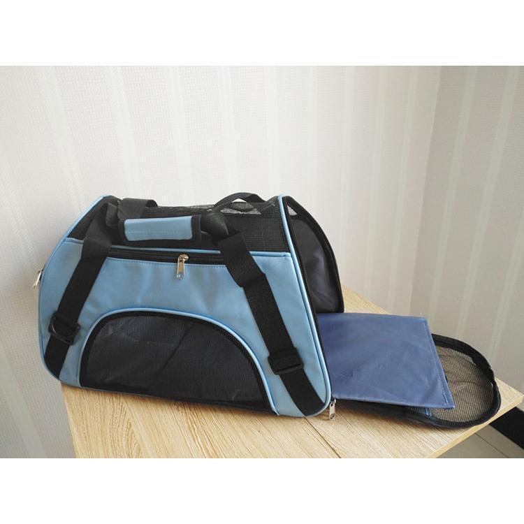 ペット用 キャリーバッグ ショルダー 猫・小型犬用 折りたたみ可 お出かけ用 トートバッグ ２way おしゃれ 通気性良い お散歩 スリングバッグ | ブランド登録なし | 17
