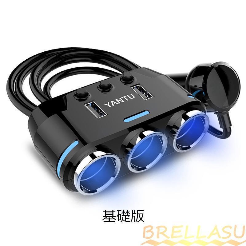 2連/3連 増設シガーソケット 車載充電器 2USBポート シガーライター 分配器 USB 充電 ソケット 電圧表示 カー用品 カーチャージャー | ブランド登録なし | 01
