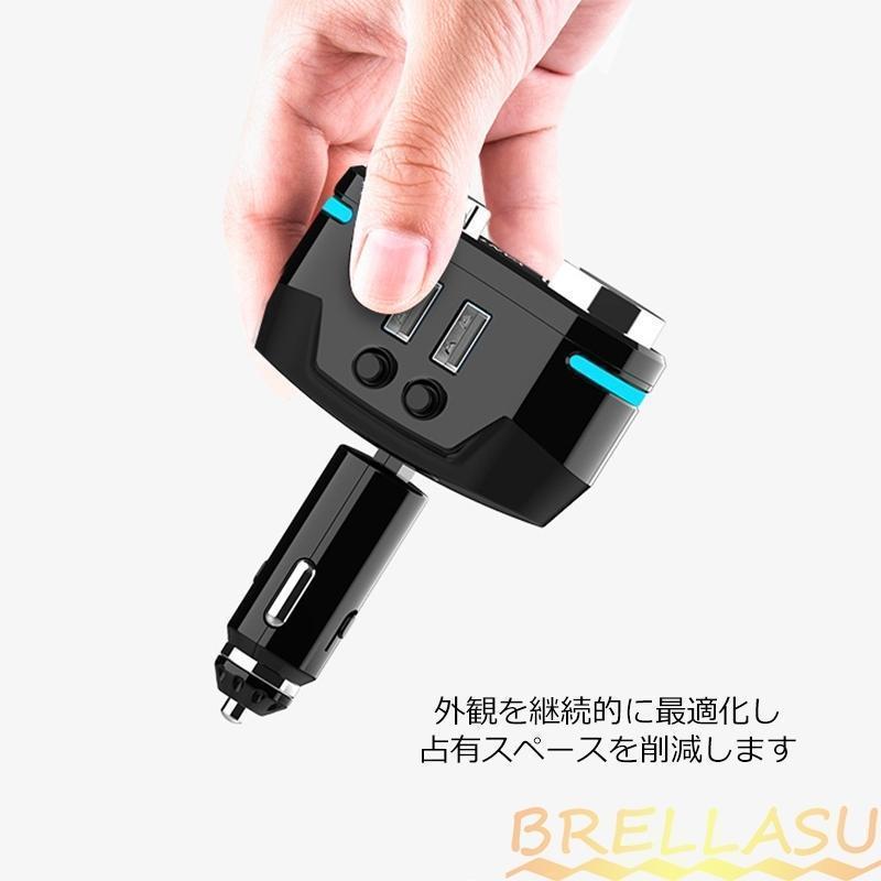 2連/3連 増設シガーソケット 車載充電器 2USBポート シガーライター 分配器 USB 充電 ソケット 電圧表示 カー用品 カーチャージャー | ブランド登録なし | 07