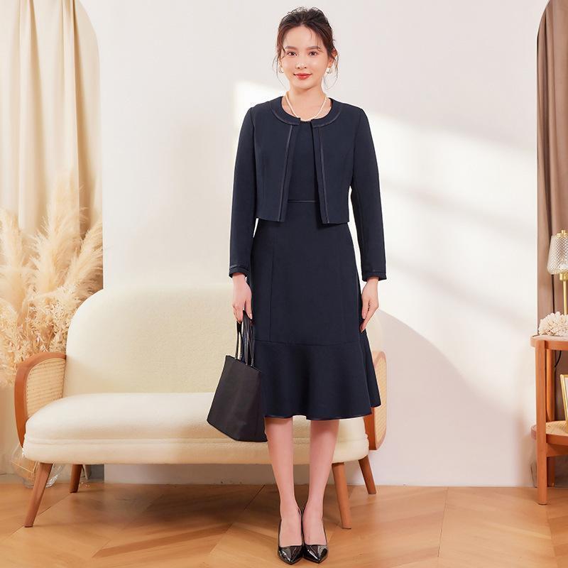 喪服 レディース スーツ 母親 2点セット ワンピース レディース 母 スーツレディース フォーマル 喪服 礼服 葬儀 法事 ブラックフォーマル | ブランド登録なし | 11