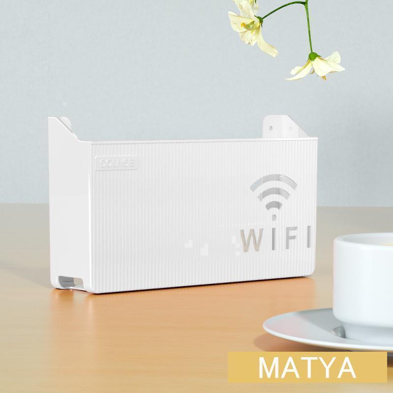 ルーター収納ボックス ケーブルボックス 収納 壁面収納 壁掛け Wi-Fiルーター 配線整理 すっきり 整理用品 整理整頓 シンプル おしゃれ | ブランド登録なし | 01
