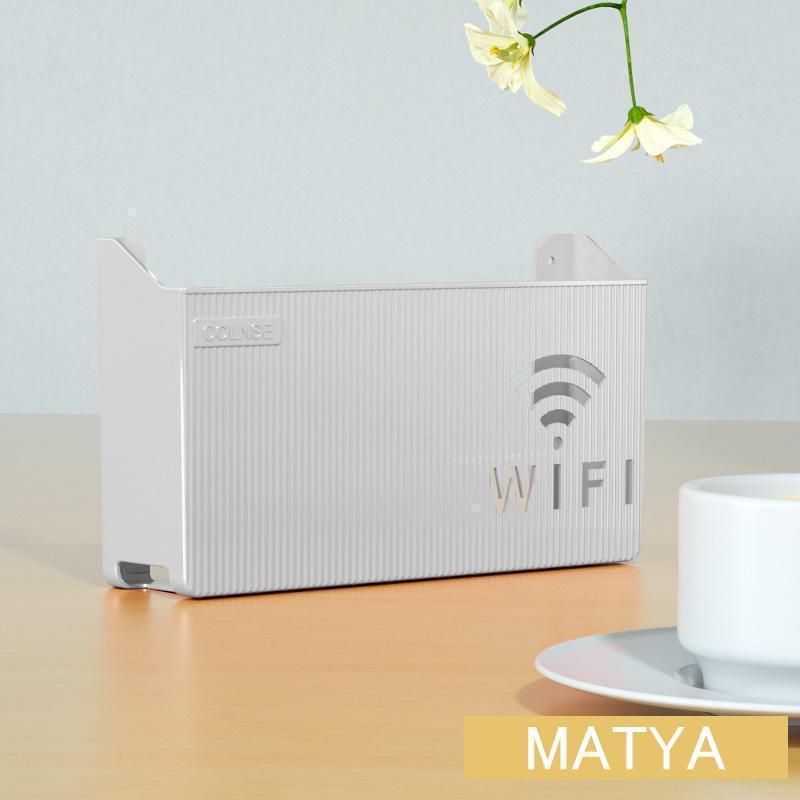 ルーター収納ボックス ケーブルボックス 収納 壁面収納 壁掛け Wi-Fiルーター 配線整理 すっきり 整理用品 整理整頓 シンプル おしゃれ | ブランド登録なし | 03