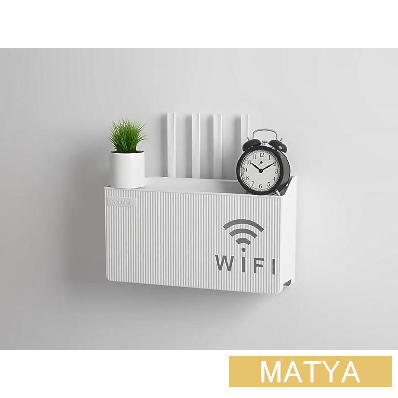 ルーター収納ボックス ケーブルボックス 収納 壁面収納 壁掛け Wi-Fiルーター 配線整理 すっきり 整理用品 整理整頓 シンプル おしゃれ | ブランド登録なし | 06
