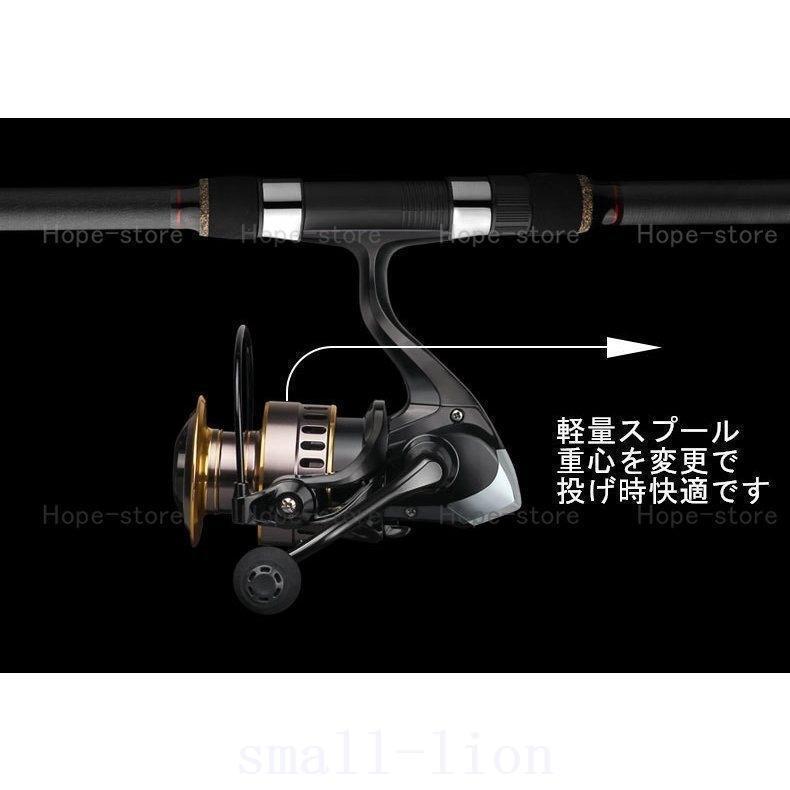 淡水釣り海水淡水釣り具リールハニカムスピニングリールブラックドラグ力10KGギア比5.2:1 | ブランド登録なし | 11
