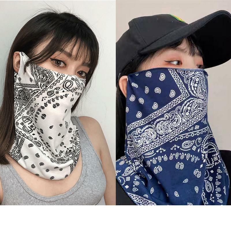 フェイスマスク レディース メンズ 2枚セットフェイスカバー 男女兼用冷感 UVカット 紫外線対策サイクリング 耳掛け | ブランド登録なし | 04
