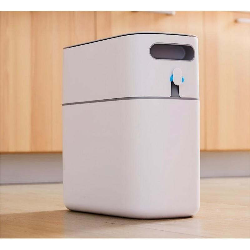 ゴミ箱 8L 12L おしゃれ 生ごみ ごみ箱 消臭 蓋付き 密閉 密封 ワンタッチ開蓋 自動梱包 ゴミ袋 隙間用 キッチン バスルーム | ブランド登録なし | 01