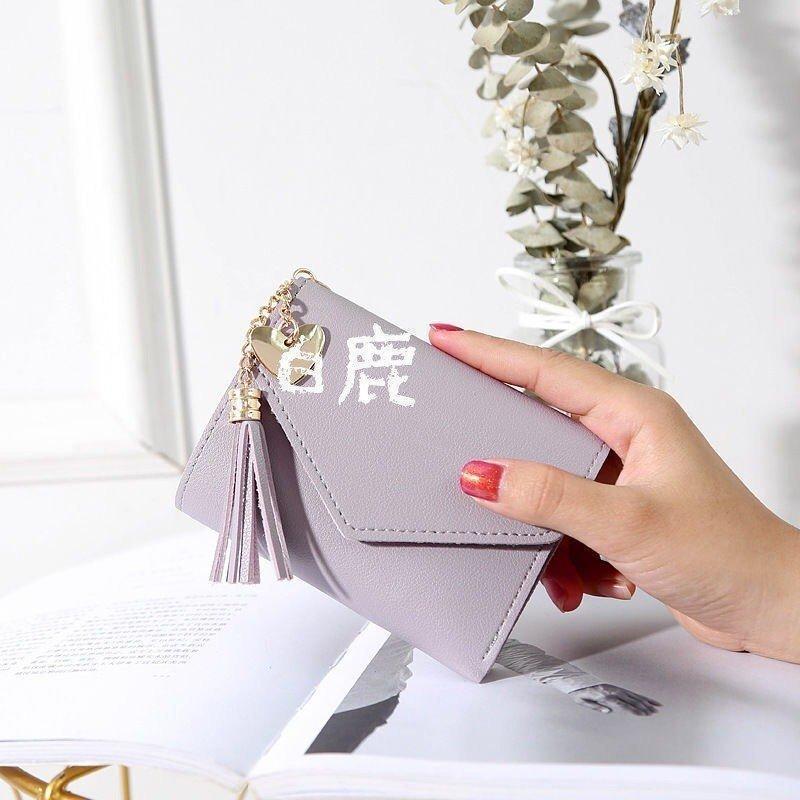 二つ折り財布 レディース ミニ財布 安い ギフト ファスナー 軽量 コンパクト 小銭入れ カード入れ ポーチ 男女兼用 |  | 02