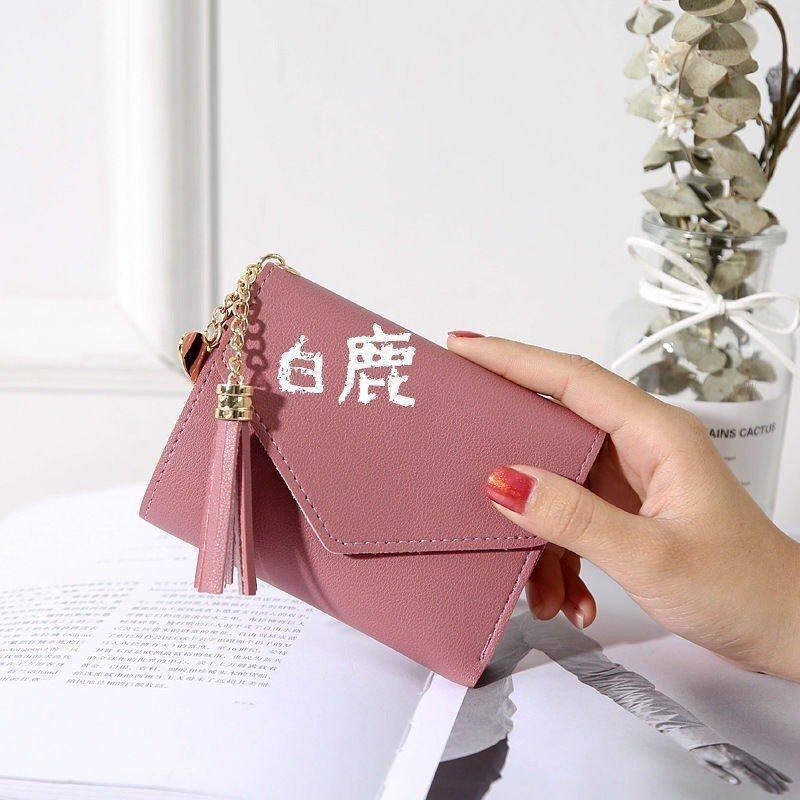 二つ折り財布 レディース ミニ財布 安い ギフト ファスナー 軽量 コンパクト 小銭入れ カード入れ ポーチ 男女兼用 |  | 03