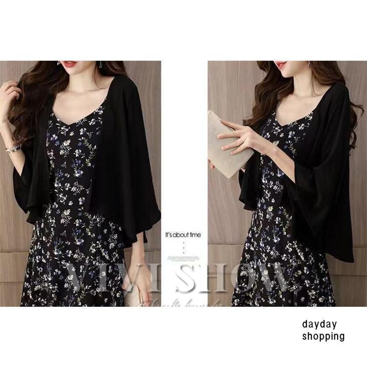 ボレロカーディガン レース レディース 半袖 ショール ドルマンスリーブ シンプル 薄手 軽量 トップス アウター 夏服 春夏秋 ショート丈 きれいめ | ブランド登録なし | 12