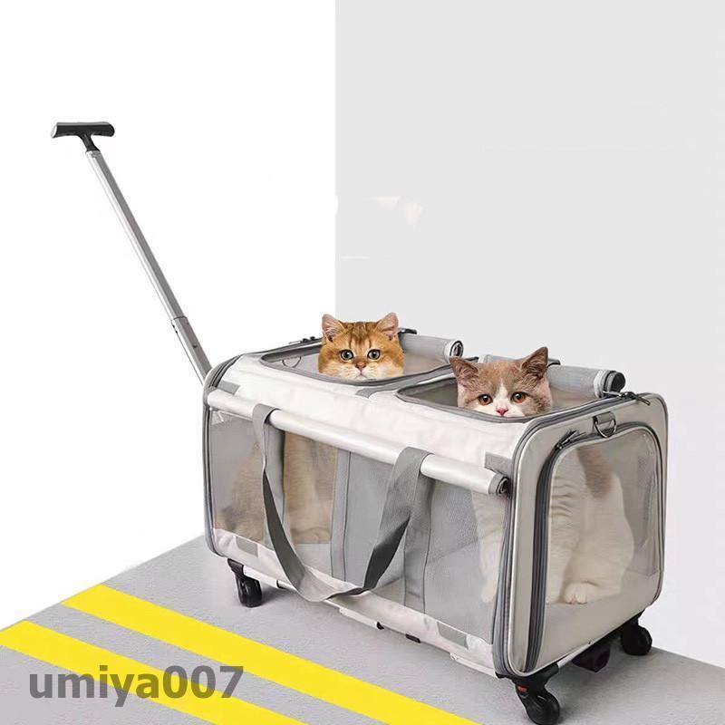 キャリーリュック キャリーバッグ ペットキャリー バッグ キャスター付き 小型犬用 折り畳み 拡張 大容量 リュックサック リュックバッグ 避難用 | ブランド登録なし | 17