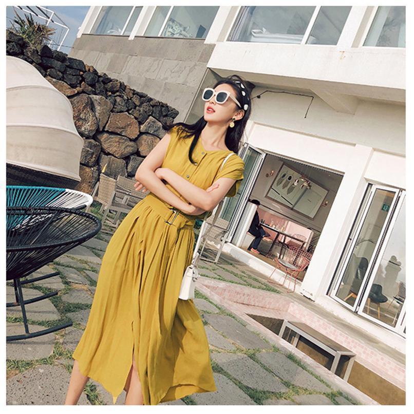 ワンピース レディース 半袖 ロング丈 シフォン 可愛い 夏 体型カバー ゆったり 通勤 きれいめ おしゃれ 着痩せ 無地 40代 50代 涼しい | ブランド登録なし | 13