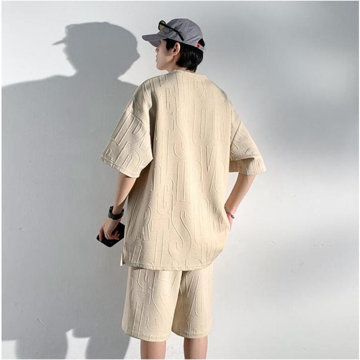 セットアップ メンズ 上下セット 夏 ゆったり tシャツ ハーフパンツ カジュアル 涼しい涼しい カジュアル シンプル | ブランド登録なし | 09