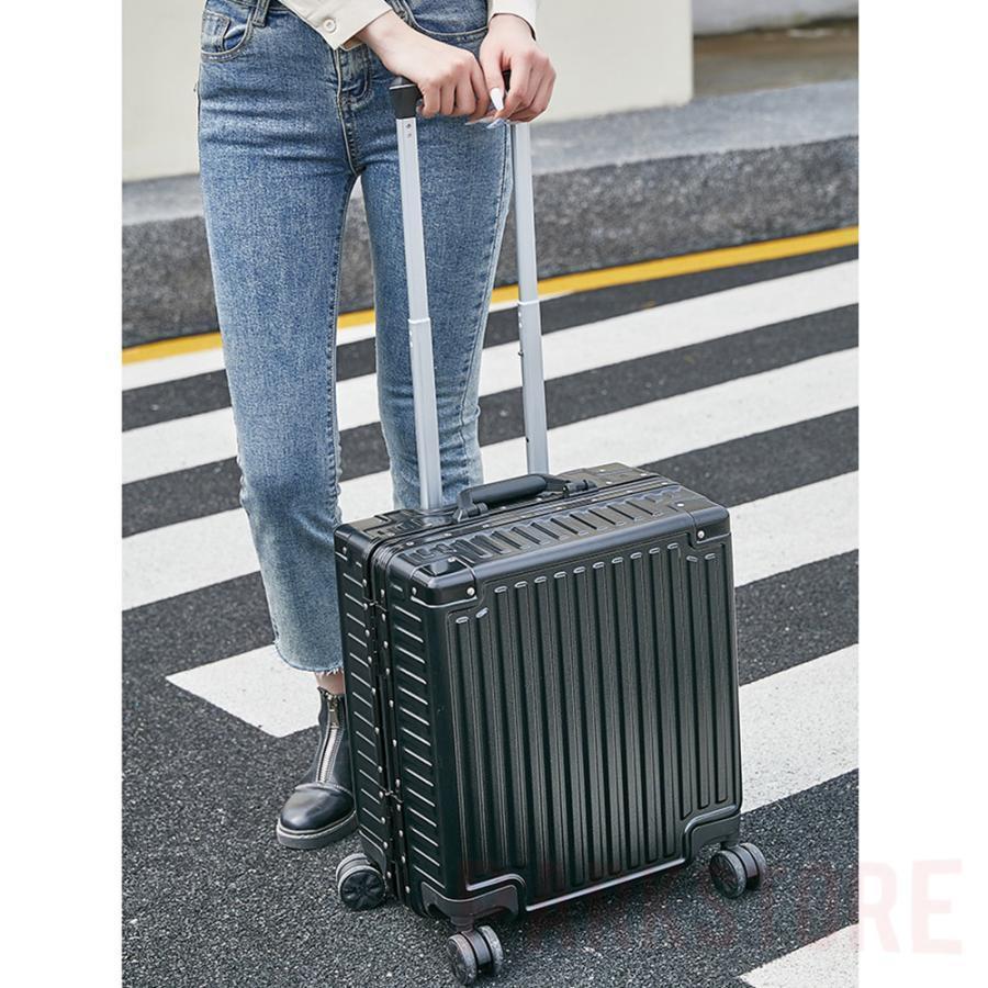 スーツケース 機内持ち込み SSサイズ アルミフレーム 軽量 小型 18寸 おしゃれ 旅行カバン TSAロック 出張用おすすめ キャリーケース |  | 19