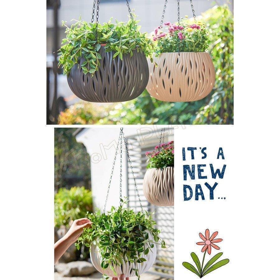 ハンギングバスケット 北欧 オシャレ 壁掛け 吊り下げ プランター 観葉植物 インテリア 室内 屋外 おしゃれ 植木鉢 ハンギングバスケット | ブランド登録なし | 05