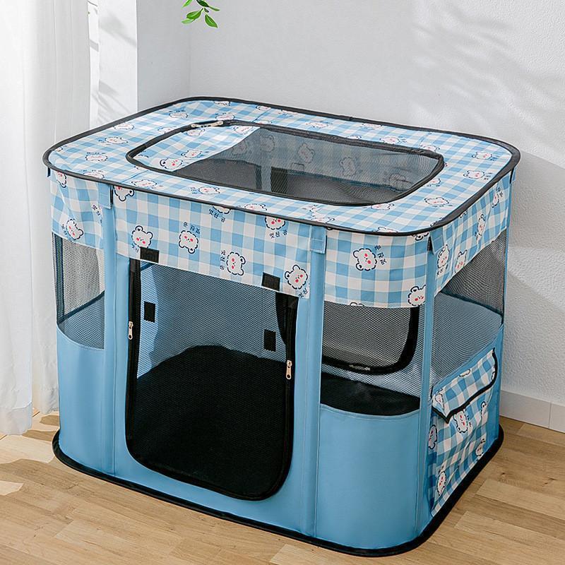 ペットサークル 折りたたみ式 テント 犬/猫/ウサギ用 全3色 持ち運び便利 組み立て簡単 メッシュ 小動物 ペットケージ 屋内 屋外 車内 丈夫 | ブランド登録なし | 11