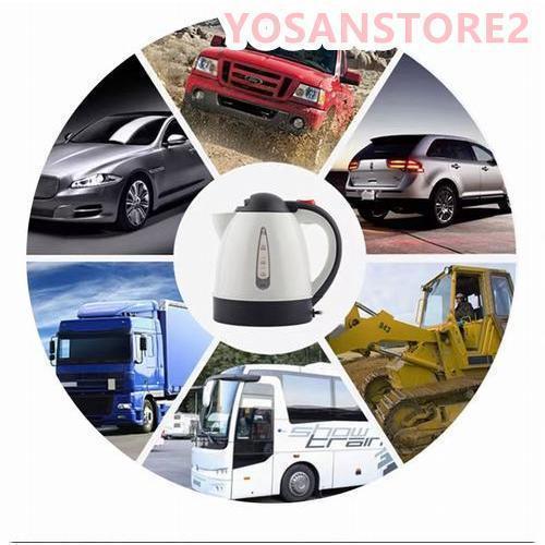 車用ケトル 1000ml 12V 24V トラック用ポット 電気ケトル カーケトル カーポット 大型車 大容量 車内泊 便利グッズ 車載湯沸かし器 | ブランド登録なし | 06