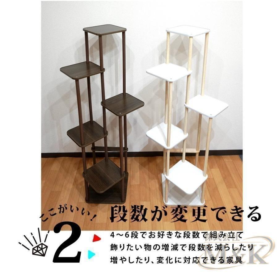 フラワースタンド 6段 鉢置き台 木製 プランタースタンド 盆栽スタンド 植物スタンド おしゃれ 観葉植物 送無 室内 作業用品 | ブランド登録なし | 03
