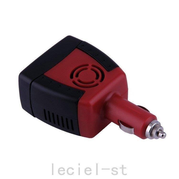 車用 インバーター コンバーター コンセント 110V 220V シガーソケット 変換 AC電源 USB 車 スマホ 12V対応 急速充電 | ブランド登録なし | 02