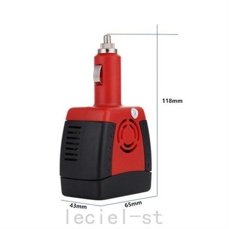 車用 インバーター コンバーター コンセント 110V 220V シガーソケット 変換 AC電源 USB 車 スマホ 12V対応 急速充電 | ブランド登録なし | 07