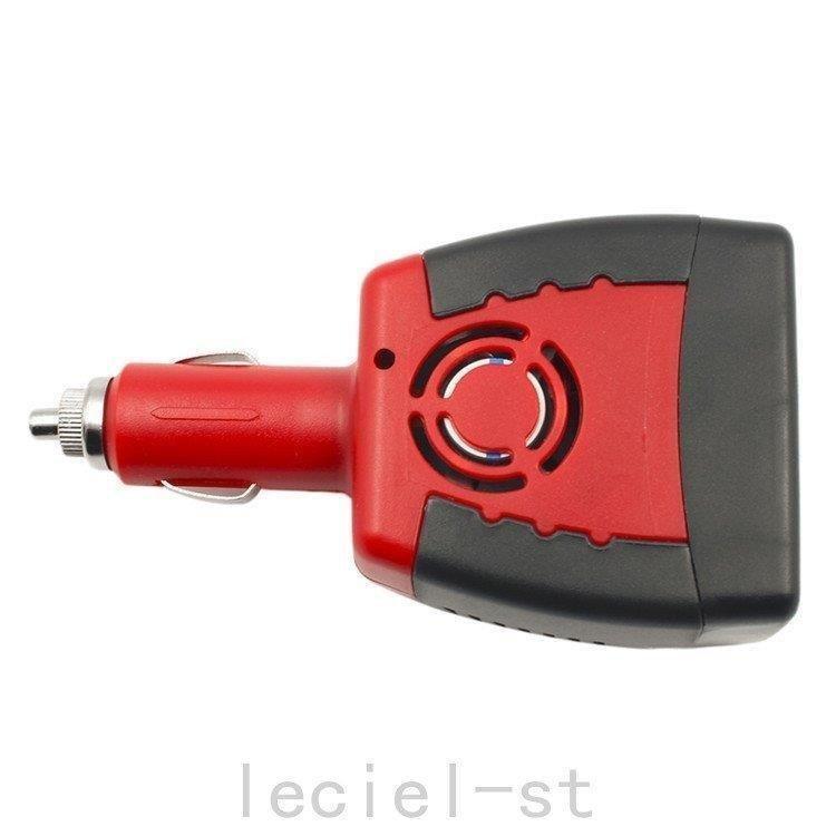 車用 インバーター コンバーター コンセント 110V 220V シガーソケット 変換 AC電源 USB 車 スマホ 12V対応 急速充電 | ブランド登録なし | 08