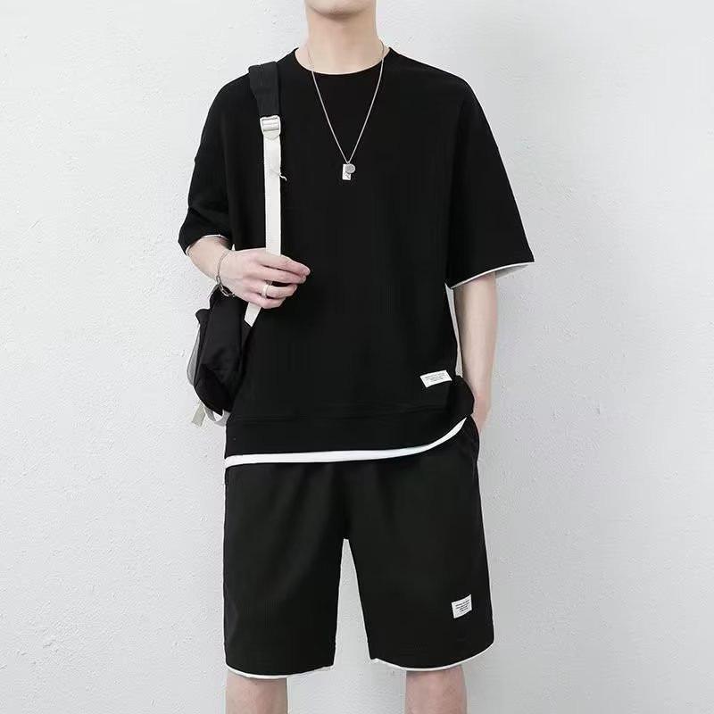 セットアップ メンズ 半袖 Tシャツ ショートパンツ パジャマ ルームウェア 部屋着 ス 半ズボン ジャージ 吸汗速乾 夏服 接触冷感 涼しい |  | 15