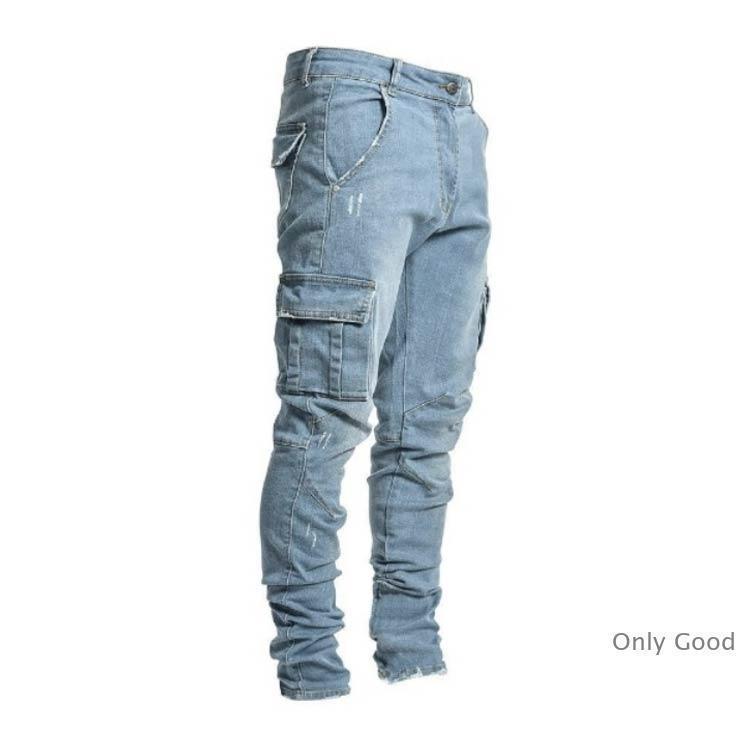 デニムパンツ メンズ ジーパン ストレッチ スキニーデニム S-5XL ジーンズ カーゴパンツ S-5XL 大きいサイズ 作業着 作業ズボン 長ズボン | ブランド登録なし | 02