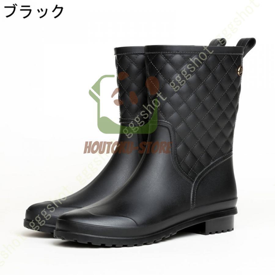 長靴 レディース 雪 防水 滑らない 農作業 ロング 軽量 歩きやすい レインブーツ レディースレインシューズ 折りたたみ おしゃれ かわいい 園芸用 | ブランド登録なし | 04