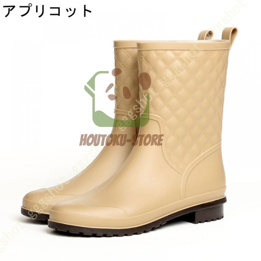 長靴 レディース 雪 防水 滑らない 農作業 ロング 軽量 歩きやすい レインブーツ レディースレインシューズ 折りたたみ おしゃれ かわいい 園芸用 | ブランド登録なし | 06