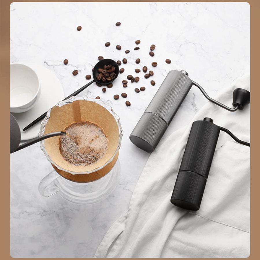 手挽きコーヒーミル 手動式 コーヒーグラインダー コーヒー豆挽き器 コーヒーミル 手動 タイムモア 新しいより大きな容量30グラム 粗さ調整可能 軽量 | ブランド登録なし | 01