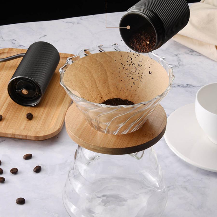 手挽きコーヒーミル 手動式 コーヒーグラインダー コーヒー豆挽き器 コーヒーミル 手動 タイムモア 新しいより大きな容量30グラム 粗さ調整可能 軽量 | ブランド登録なし | 03