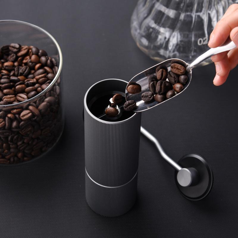 手挽きコーヒーミル 手動式 コーヒーグラインダー コーヒー豆挽き器 コーヒーミル 手動 タイムモア 新しいより大きな容量30グラム 粗さ調整可能 軽量 | ブランド登録なし | 04